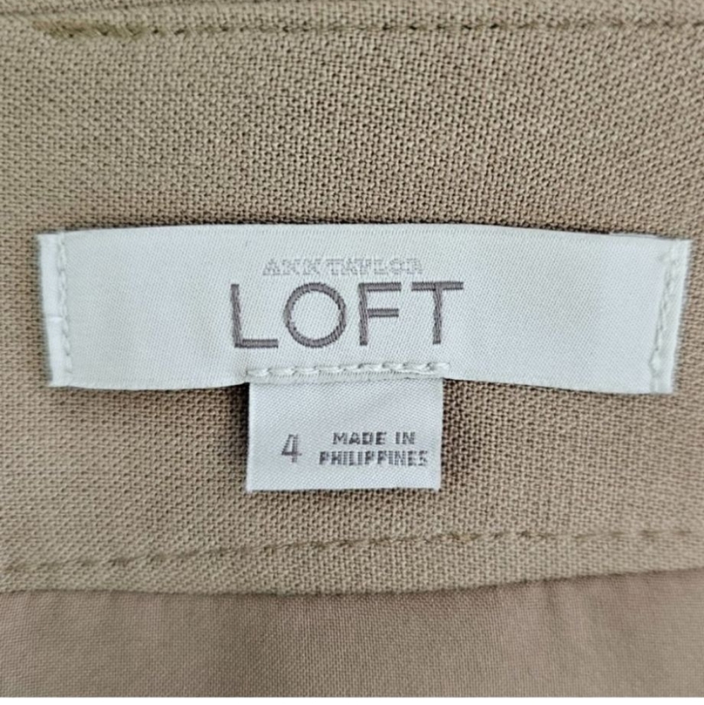 LOFT Tan Mini Skirt - Picture 4 of 6